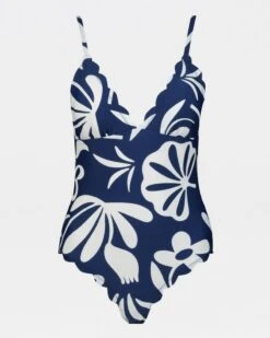 Chrishell Scalloped One-Piece Swimsuit -Fashion General Store 102420159 C54 4