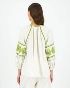 Aika Embroidered Blouse -Fashion General Store 102730121 C69 3