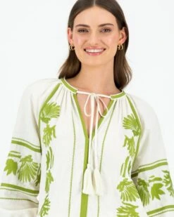 Aika Embroidered Blouse -Fashion General Store 102730121 C69 4