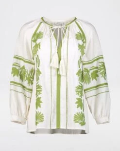 Aika Embroidered Blouse -Fashion General Store 102730121 C69 6