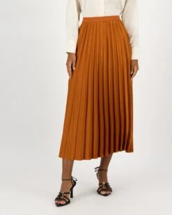 Icelyn Pleated Maxi Skirt -Fashion General Store 103410066 C95 2