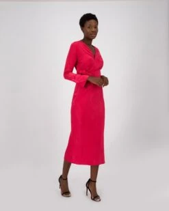 Jaqueline Slim Wrap Dress