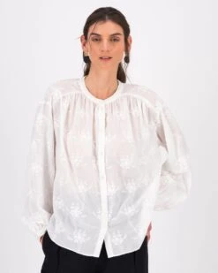 Lydie Embroidered Blouse