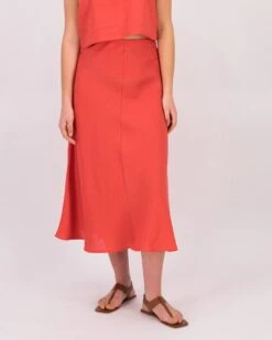 Flora Linen Skirt