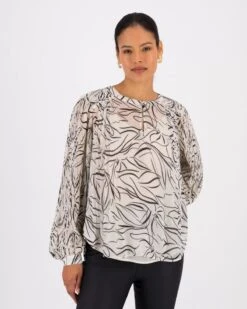 Victoria Printed Blouse