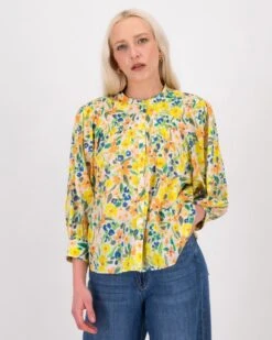 Thalia Printed Blouse