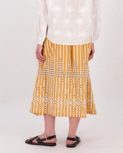 Azra Yarn-Dyed Skirt -Fashion General Store 103840208 C92 3