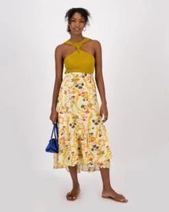 Mira Printed Skirt 8 Mira Printed Skirt -Fashion General Store 103860135 C99 2