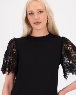 Alta Anglaise Mixed-Media Top -Fashion General Store 103865149 C01 4