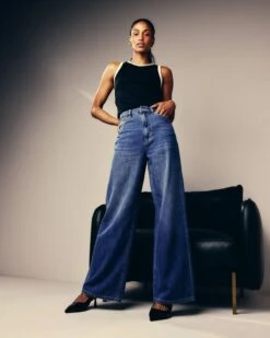 Geordie Relaxed Wide Leg Denim