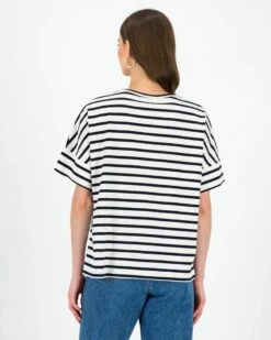 Remington Relaxed Stripe Tee -Fashion General Store 103885190 C57 3