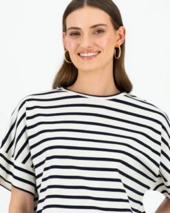 Remington Relaxed Stripe Tee -Fashion General Store 103885190 C57 4