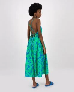 Belkis Printed Strappy Dress -Fashion General Store 103885498 C69 3