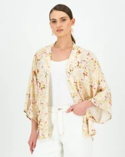 Angel Printed Kimono