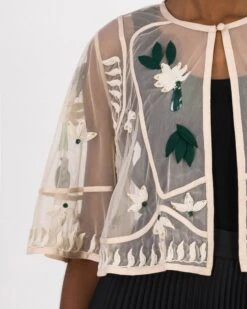 Tihana Embroidered Caplet -Fashion General Store 103920139 C25 5