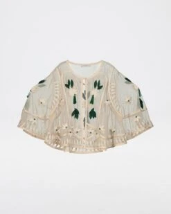 Tihana Embroidered Caplet -Fashion General Store 103920139 C25 6
