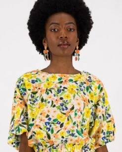 Carina Printed Crop Top -Fashion General Store 103925066 C99 4