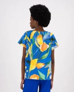 Yara Printed Popover -Fashion General Store 103925069 C54 3