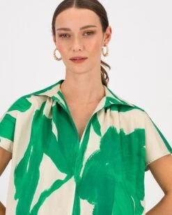 Loggie Poplin Tunic Top -Fashion General Store 103925076 C69 4