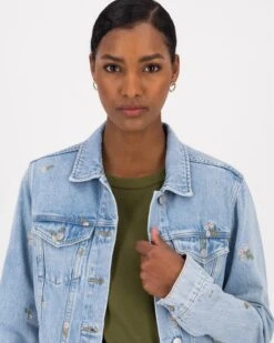 Bristol Embroidered Denim Jacket -Fashion General Store 103950079 C56 4