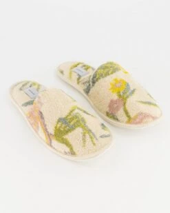 Valerie Birds Of Paradise Toweling Slipper