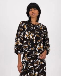 Amanda Printed Bomber Jacket