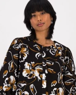 Amanda Printed Bomber Jacket -Fashion General Store 104070143 C99 4