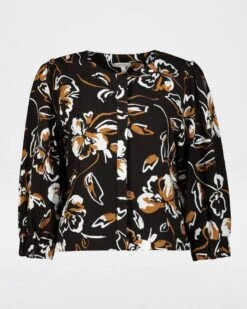 Amanda Printed Bomber Jacket -Fashion General Store 104070143 C99 6