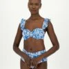 Rina Printed Ruffle Bikini Top -Fashion General Store 104120103 C54 1