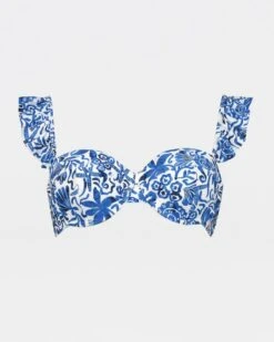 Rina Printed Ruffle Bikini Top -Fashion General Store 104120103 C54 5