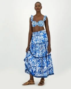 Rina Printed Ruffle Bikini Bottom -Fashion General Store 104120115 C54 4