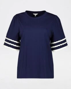 Zuri Ric Rac Detail Tee 13 Zuri Ric Rac Detail Tee -Fashion General Store 104150065 C57 6