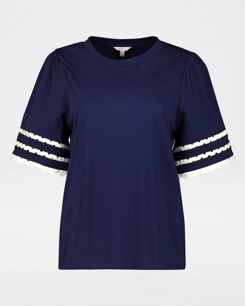 Zuri Ric Rac Detail Tee 8 Zuri Ric Rac Detail Tee - Image 6