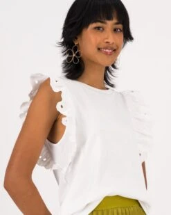 Caitlin Embroidered T-Shirt -Fashion General Store 104155092 C09 4