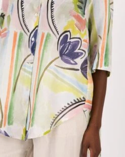 Silvia Printed Shirt -Fashion General Store 104185173 C99 5