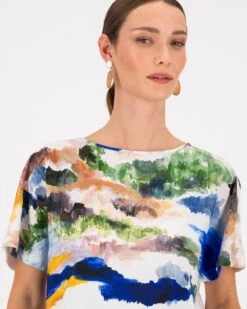 Miley Mixed-Media Top -Fashion General Store 104220072 C99 4