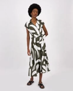 Maisie Printed Shirt Dress