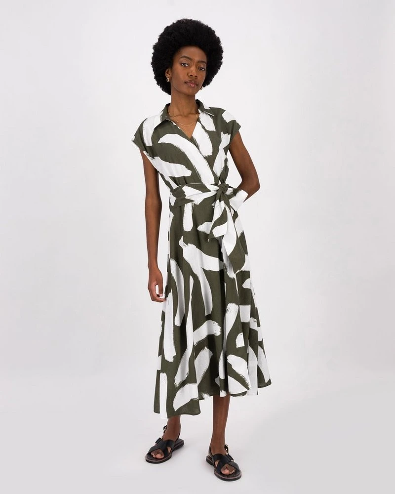 Maisie Printed Shirt Dress 3 Maisie Printed Shirt Dress