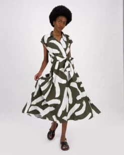 Maisie Printed Shirt Dress 9 Maisie Printed Shirt Dress -Fashion General Store 104250073 C69 3