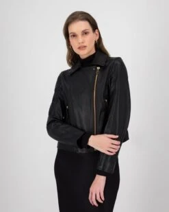 Noemie Biker Leather Jacket