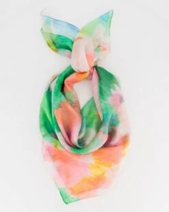 Imaan Watercolour Silk Scarf
