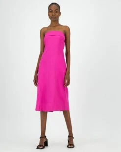 Liliana Long Linen Dress -Fashion General Store 104300240 C33 3