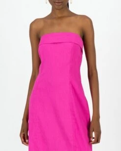 Liliana Long Linen Dress -Fashion General Store 104300240 C33 4