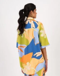 Liza Linen Shirt -Fashion General Store 104310078 C99 4