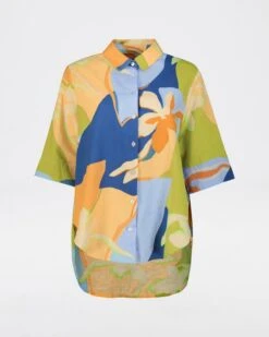 Liza Linen Shirt -Fashion General Store 104310078 C99 7