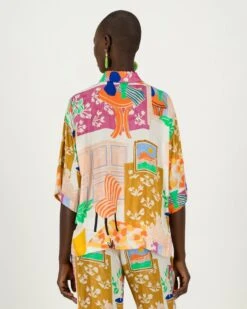 River Printed Shirt -Fashion General Store 104315112 C99 4