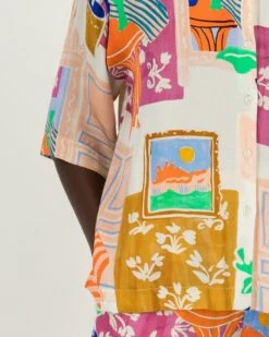 River Printed Shirt -Fashion General Store 104315112 C99 6