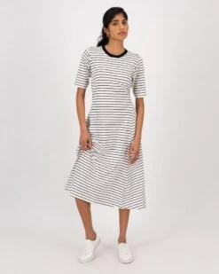 Faye Stripe Knit Dress