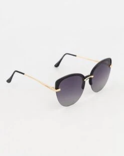 Rimless Cat Eye Sunglasses -Fashion General Store 104330177 C01 3