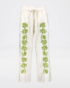 Aika Embroidered Pants -Fashion General Store 104350092 C69 5